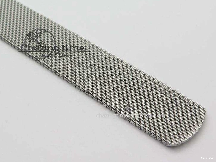 MIROTIME 0130 Portofino SCHAFFHAUSEN SS MKF 1:1 Best Edition White Dial On Mesh Bracelet A TravelReady 7341